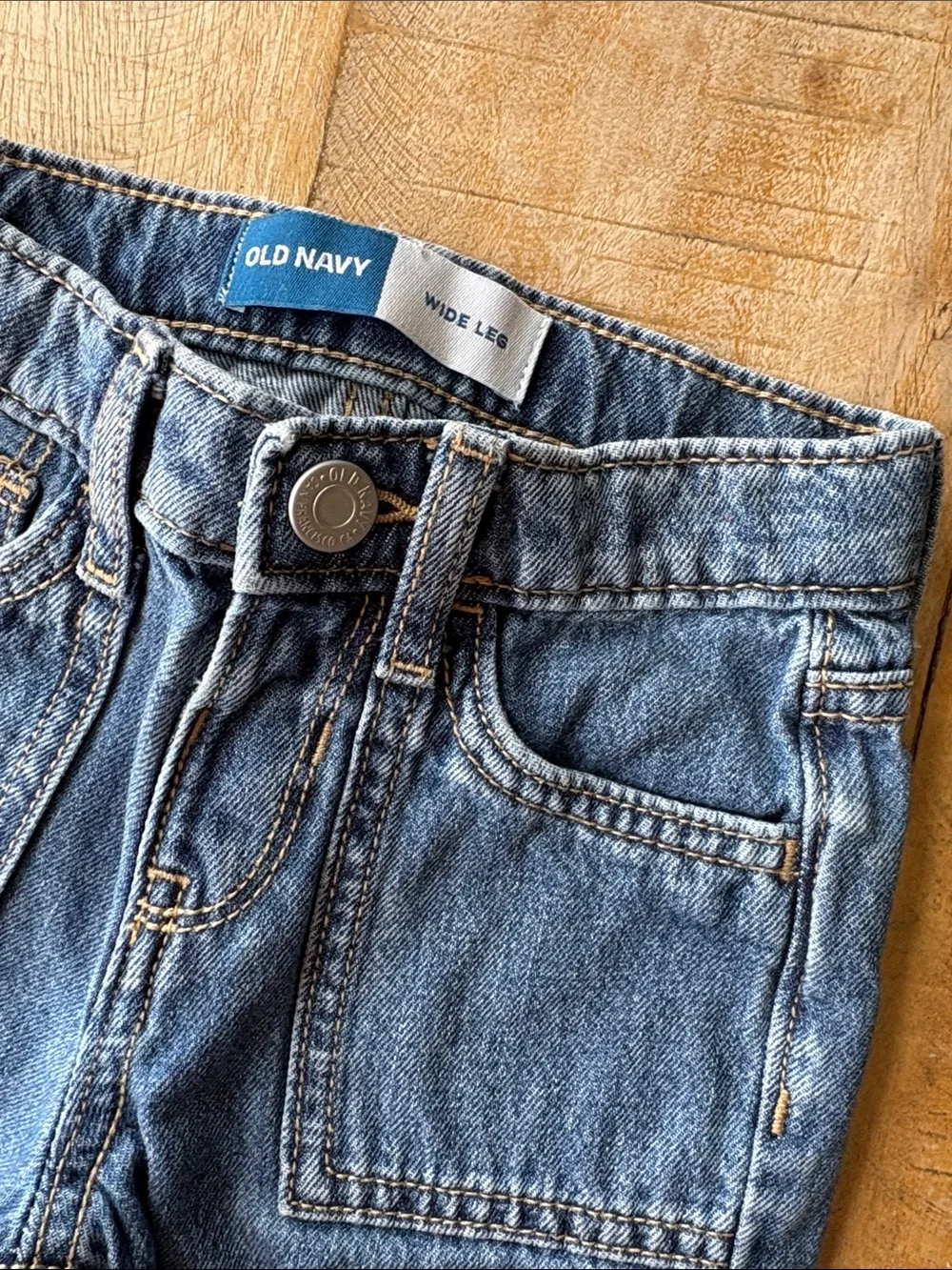 Old Navy Girls Wide Leg Jeans 4t